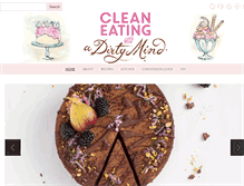 Tablet Screenshot of cleaneatingwithadirtymind.com